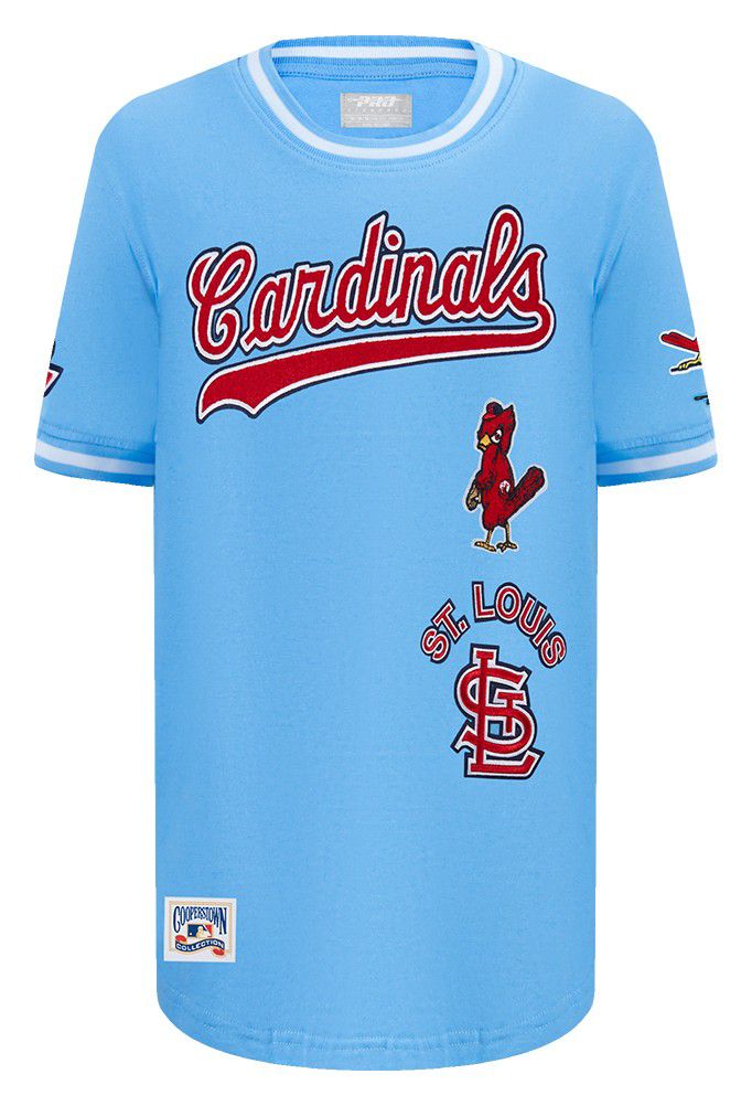Pro Standard Youth St. Louis Cardinals Blue Classic Retro T-Shirt product image