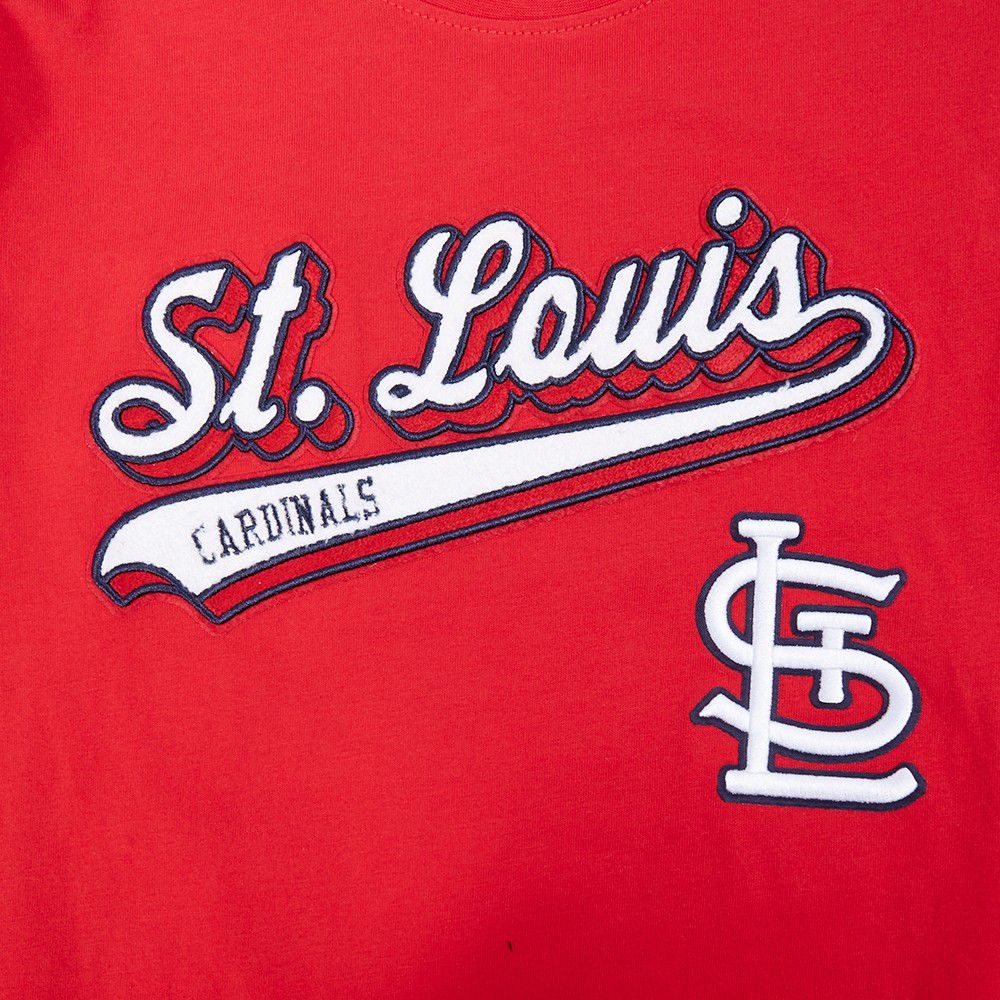 Pro Standard Youth St. Louis Cardinals Red Script Tail T-Shirt product image