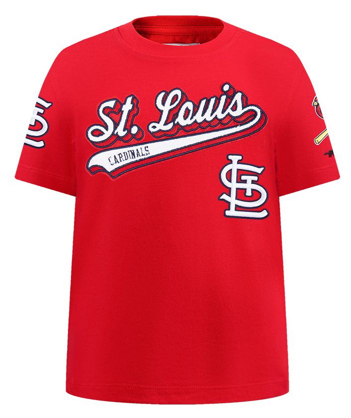 Pro Standard Youth St. Louis Cardinals Red Script Tail T-Shirt product image