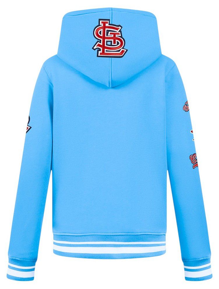 Pro Standard Youth St. Louis Cardinals Blue Classic Fleece Pullover Hoodie product image