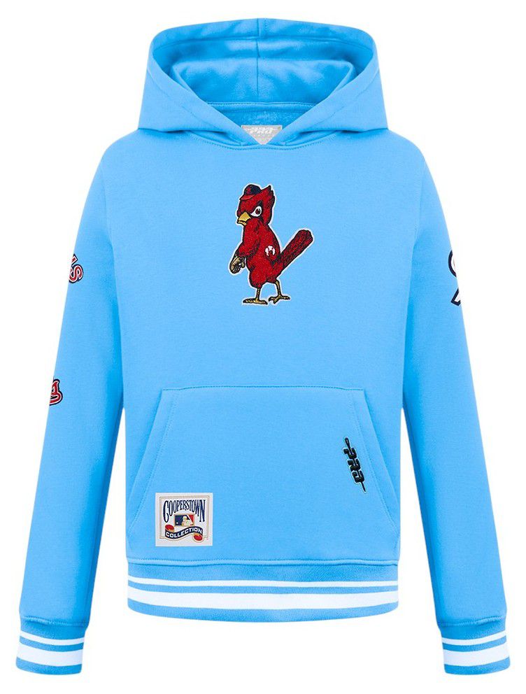 Pro Standard Youth St. Louis Cardinals Blue Classic Fleece Pullover Hoodie product image
