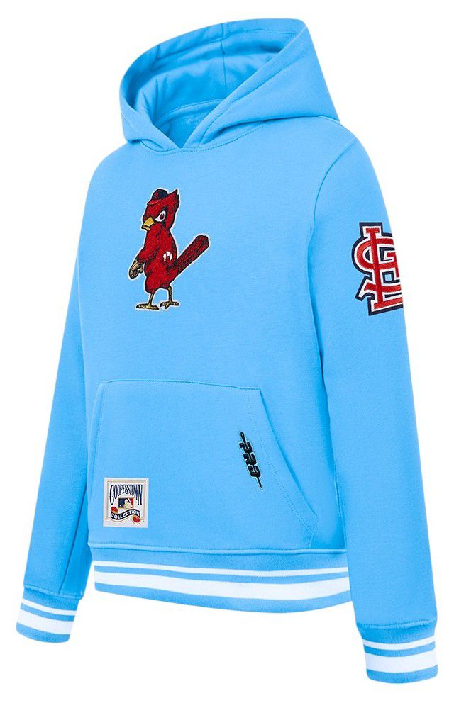 Pro Standard Youth St. Louis Cardinals Blue Classic Fleece Pullover Hoodie product image