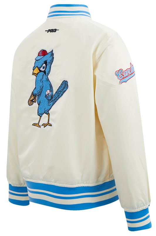 Pro Standard Youth St. Louis Cardinals Cream Classic Satin Jacket product image