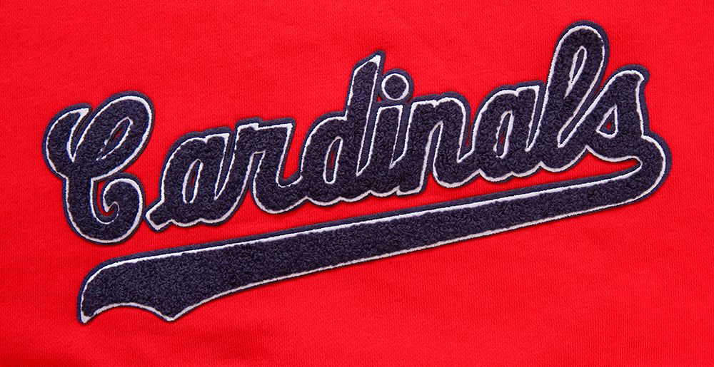 Pro Standard Women's St. Louis Cardinals Red Classic Cropped Pullover Hoodie product image