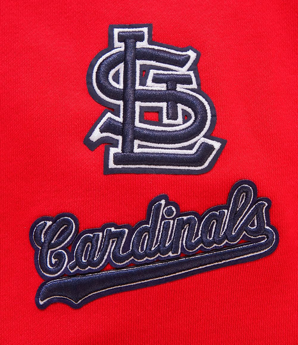 Pro Standard Women's St. Louis Cardinals Red Classic Cropped Pullover Hoodie product image