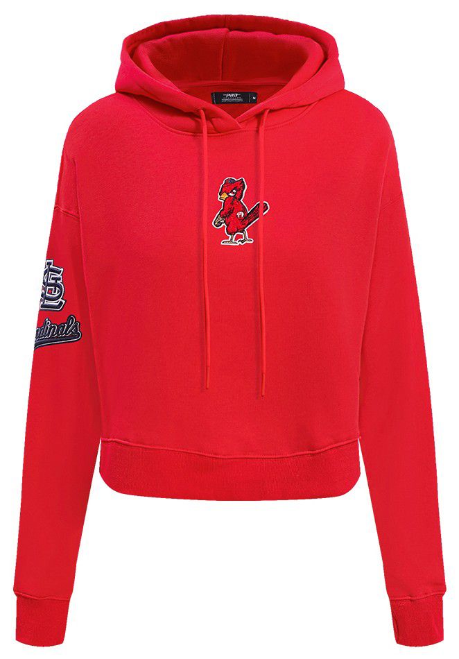 Pro Standard Women's St. Louis Cardinals Red Classic Cropped Pullover Hoodie product image