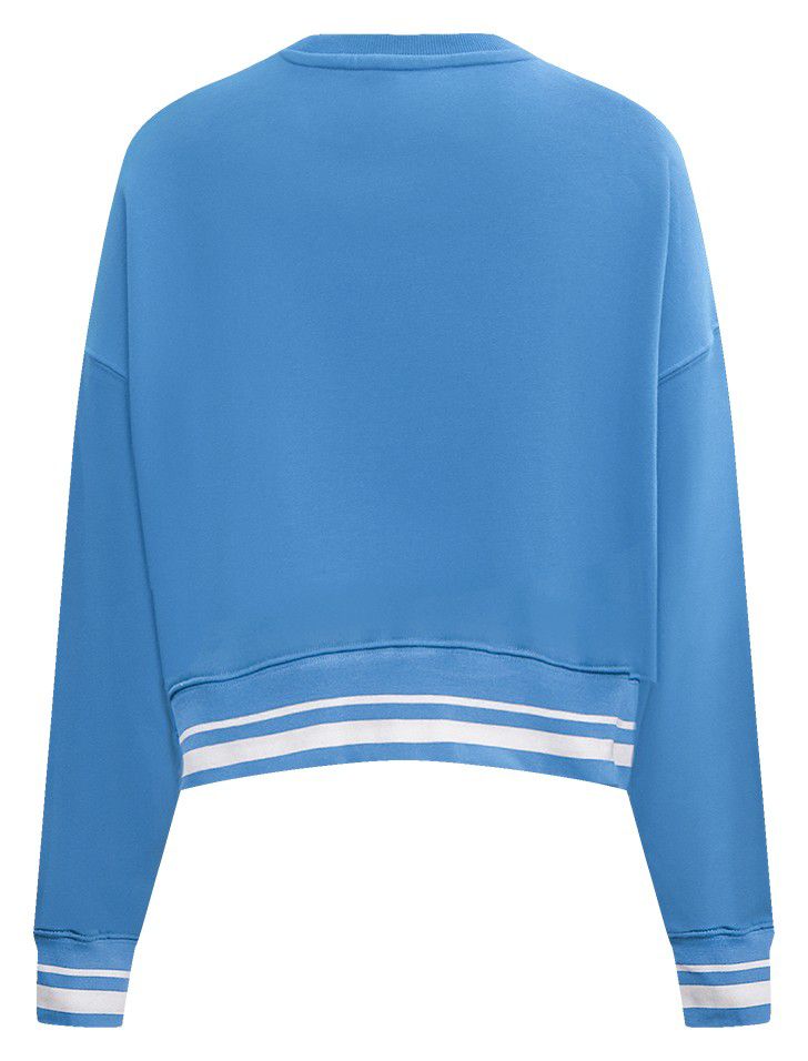 Pro Standard Women's St. Louis Cardinals Blue Logo Fleece Crew Neck Sweatshirt product image