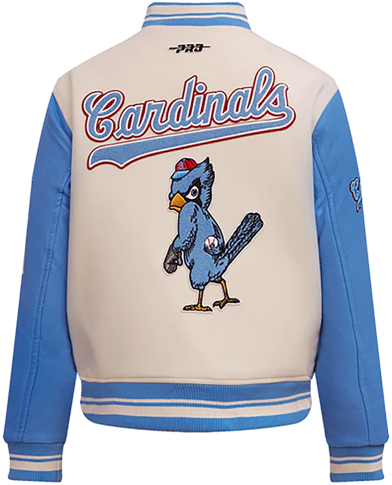 Pro Standard Women's St. Louis Cardinals Cream Classic Varsity Jacket product image
