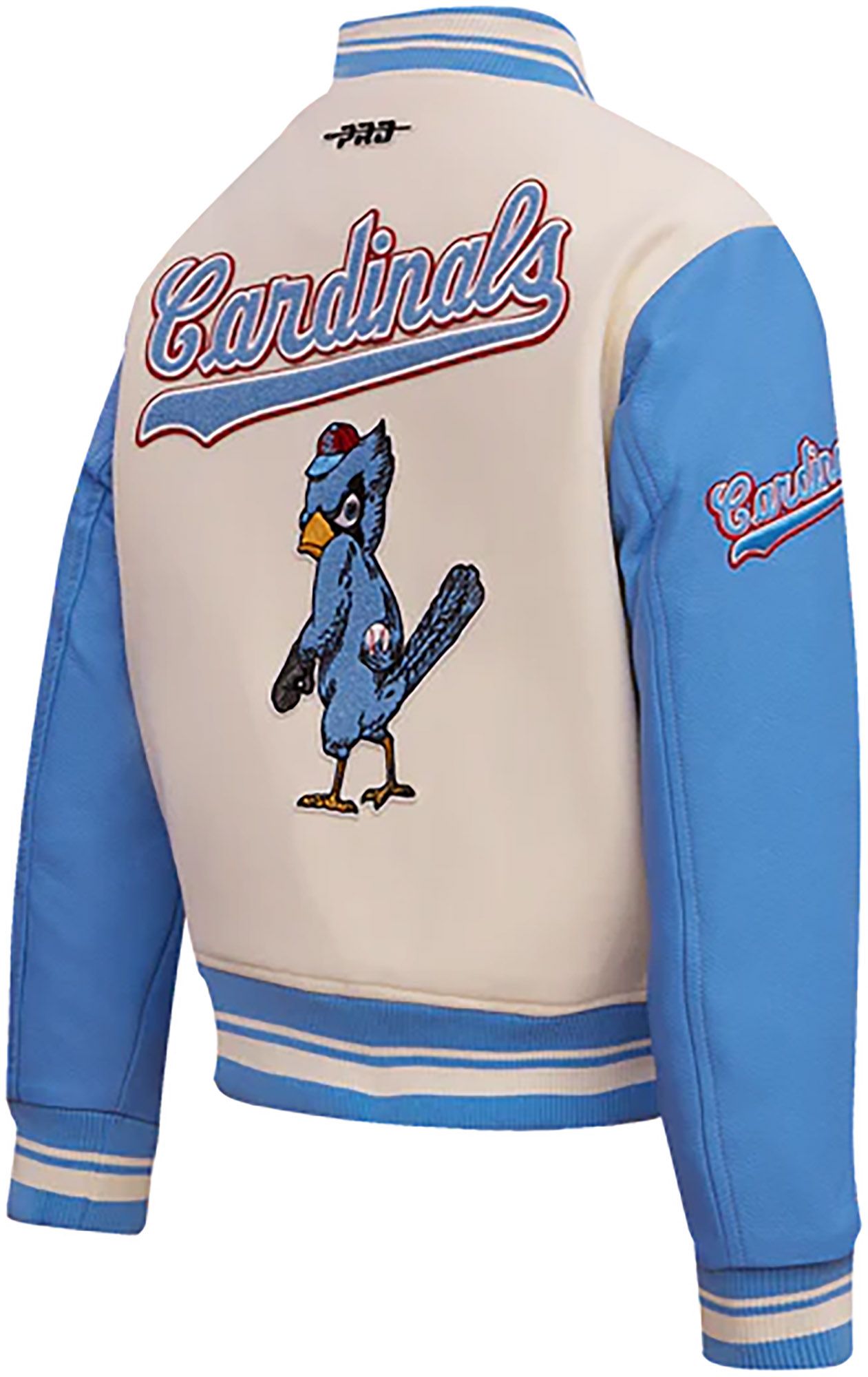 Pro Standard Women's St. Louis Cardinals Cream Classic Varsity Jacket product image