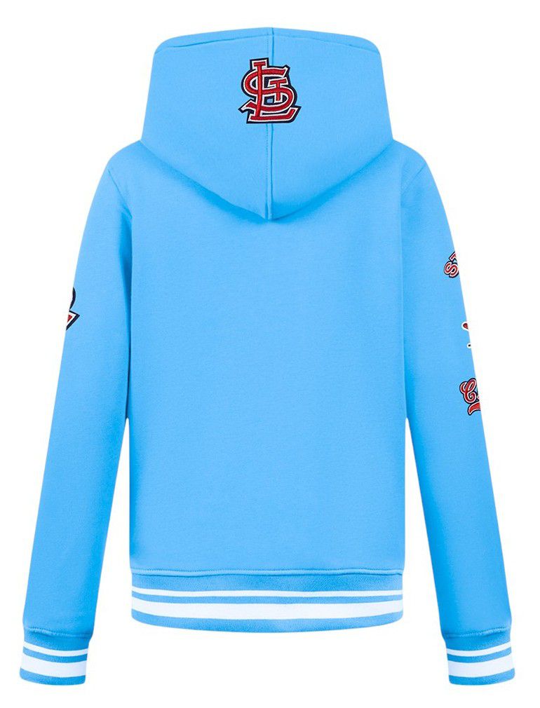 Pro Standard Boys' St. Louis Cardinals Blue Classic Fleece Pullover Hoodie product image