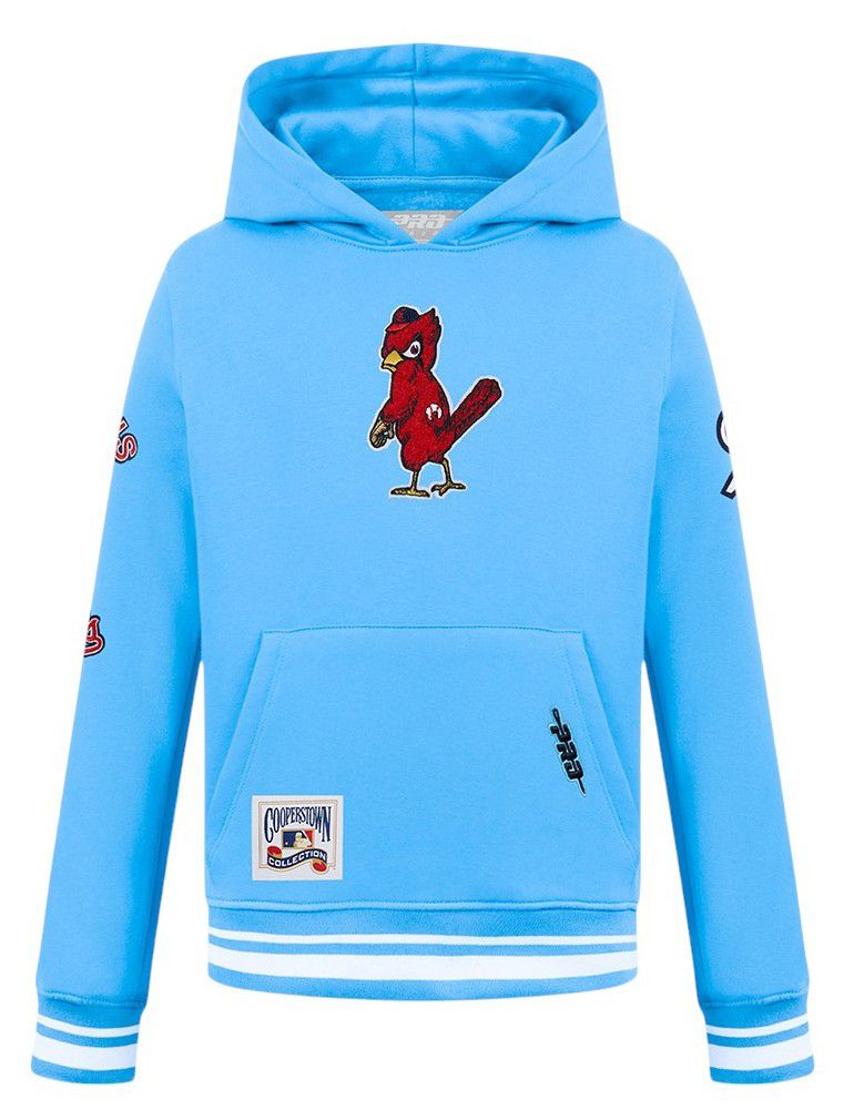 Pro Standard Boys' St. Louis Cardinals Blue Classic Fleece Pullover Hoodie product image