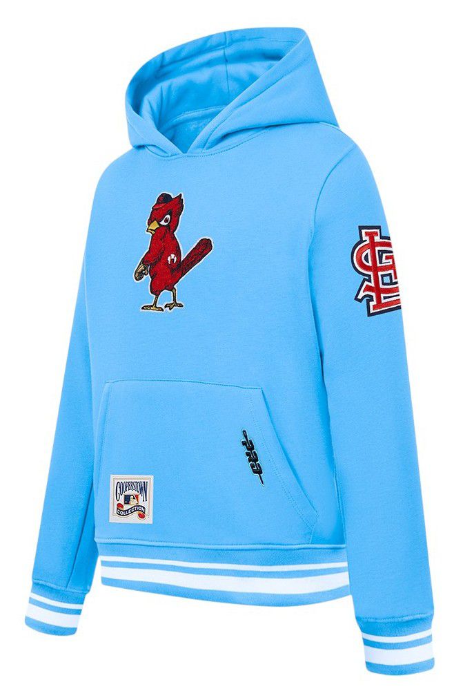 Pro Standard Boys' St. Louis Cardinals Blue Classic Fleece Pullover Hoodie product image