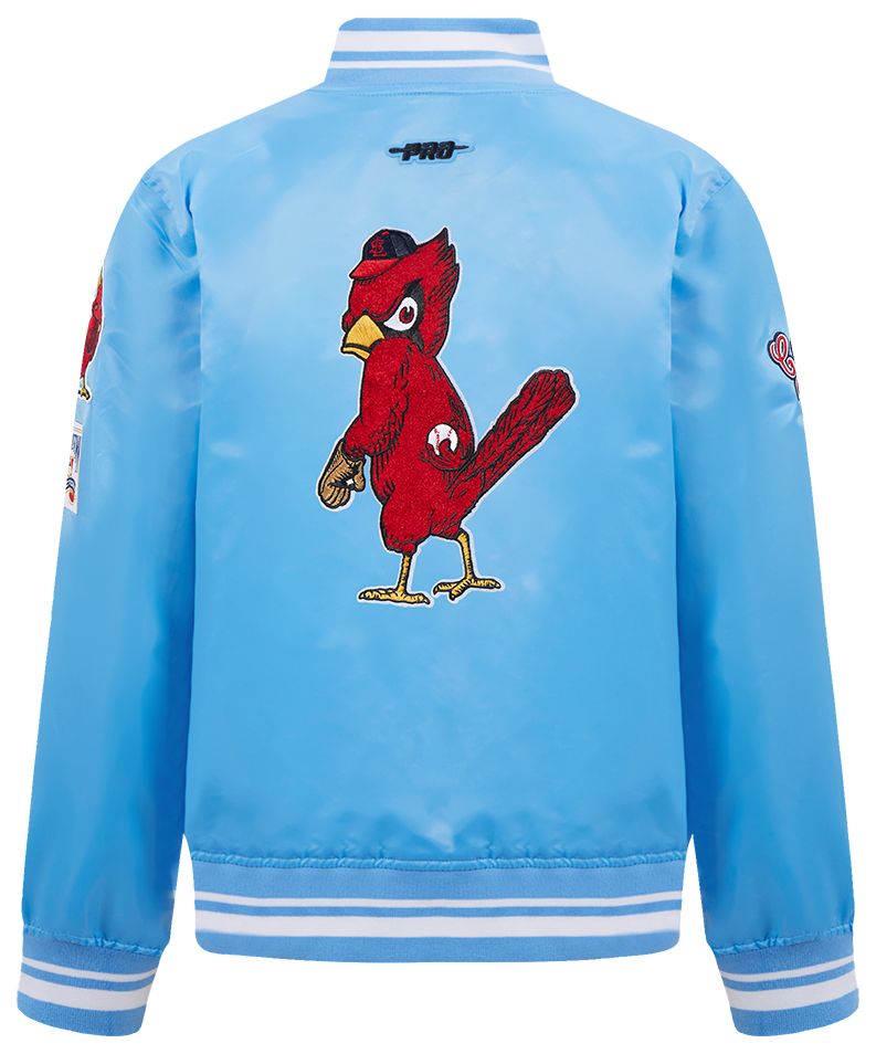 Pro Standard Boys' St. Louis Cardinals Blue Satin Jacket product image
