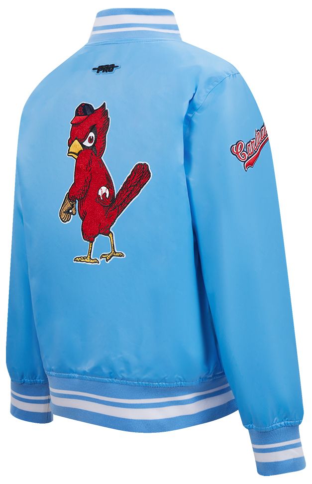 Pro Standard Boys' St. Louis Cardinals Blue Satin Jacket product image