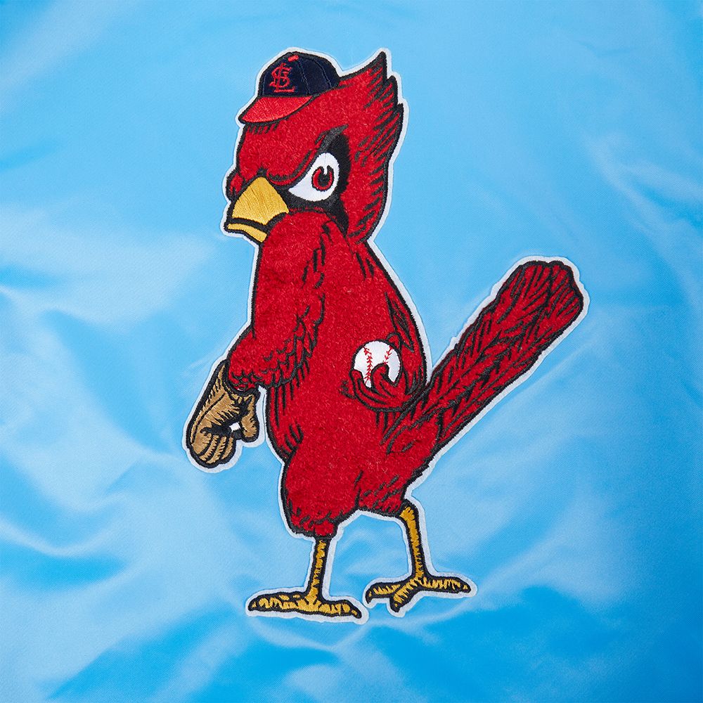 Pro Standard Boys' St. Louis Cardinals Blue Satin Jacket product image