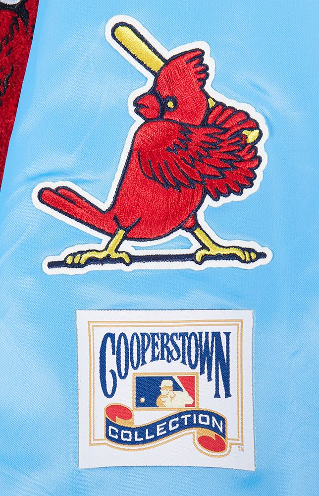 Pro Standard Boys' St. Louis Cardinals Blue Satin Jacket product image