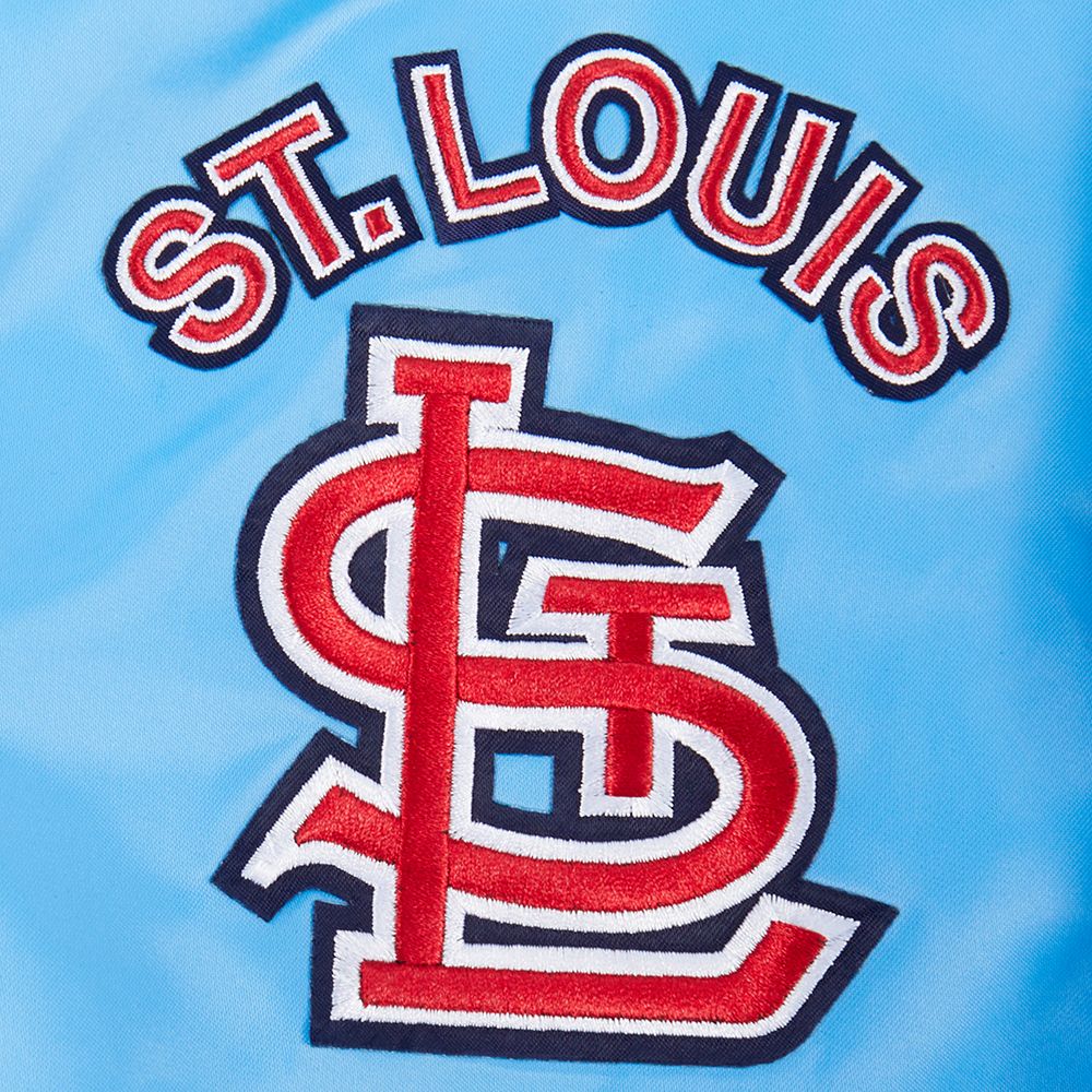 Pro Standard Boys' St. Louis Cardinals Blue Satin Jacket product image
