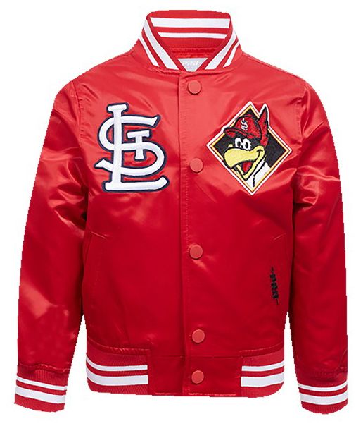 Pro Standard Toddler St. Louis Cardinals Red Satin Jacket product image