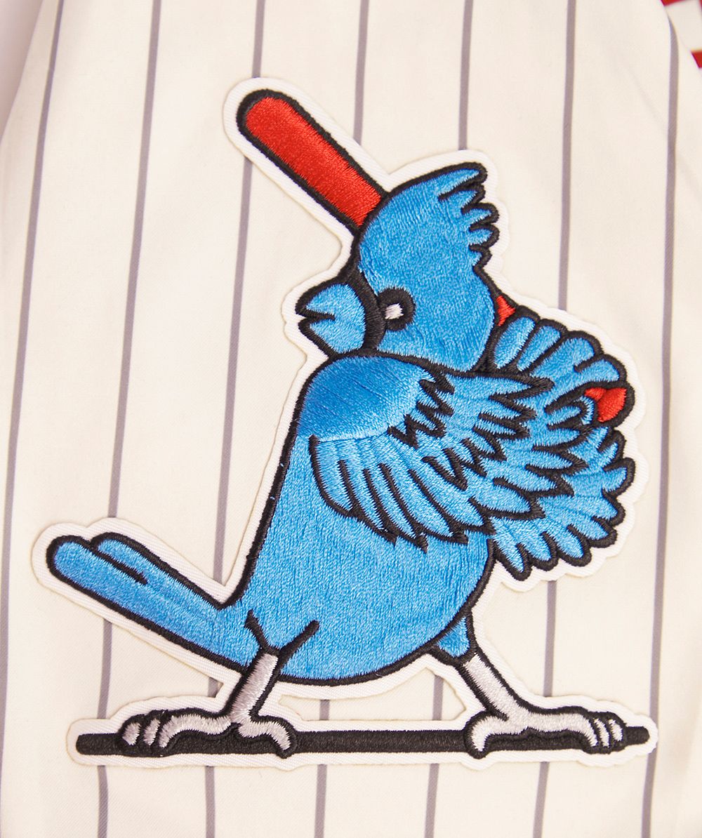 Pro Standard Women's St. Louis Cardinals Cream Satin Jacket product image