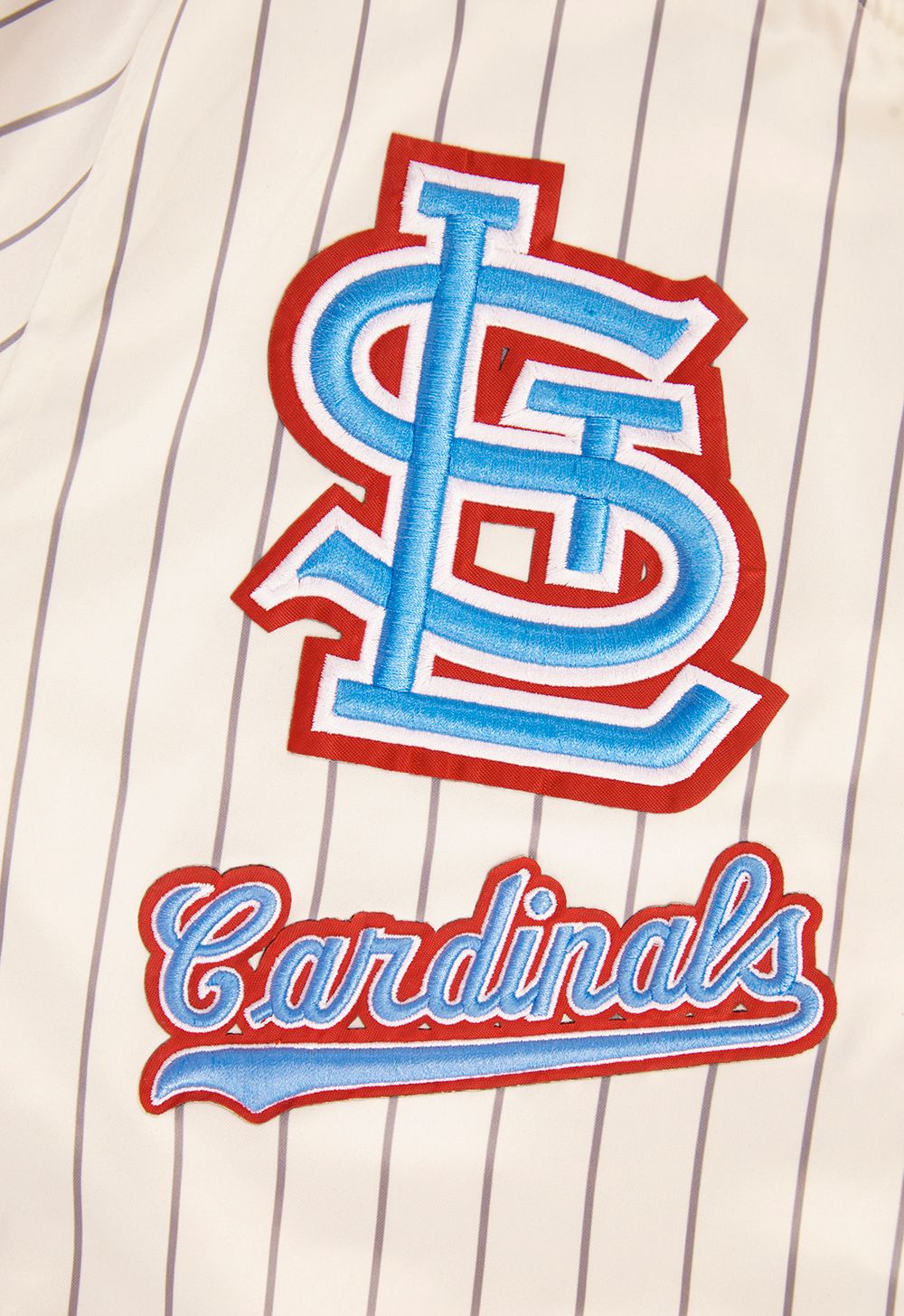 Pro Standard Women's St. Louis Cardinals Cream Satin Jacket product image