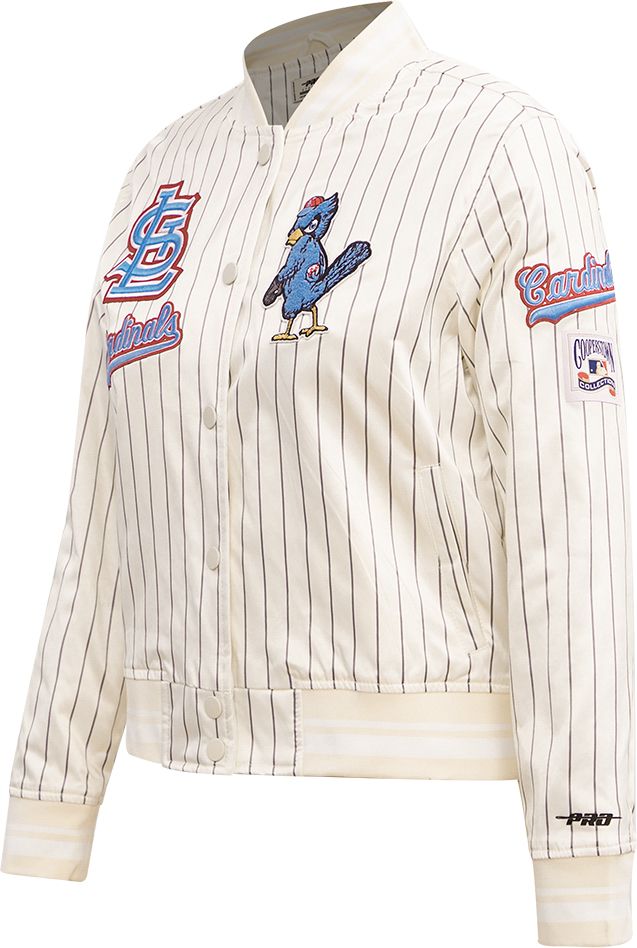 Pro Standard Women's St. Louis Cardinals Cream Satin Jacket product image