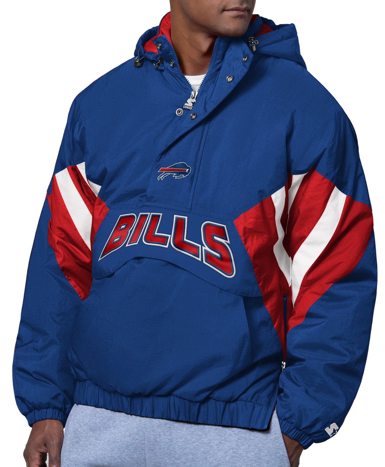 Starter Men's Buffalo Bills Line Up 1/2 Zip Jacket product image