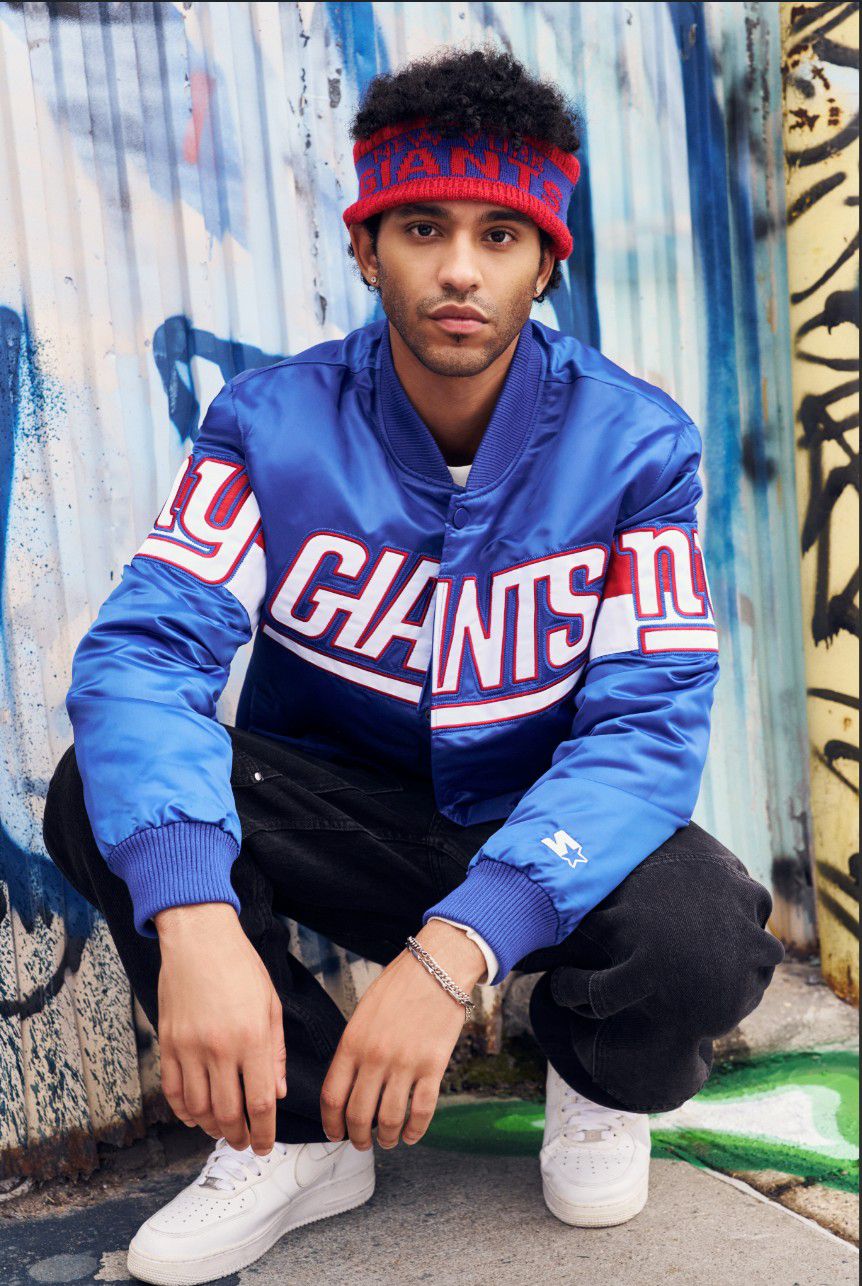 Starter Men's New York Giants Triple Option Jacket product image
