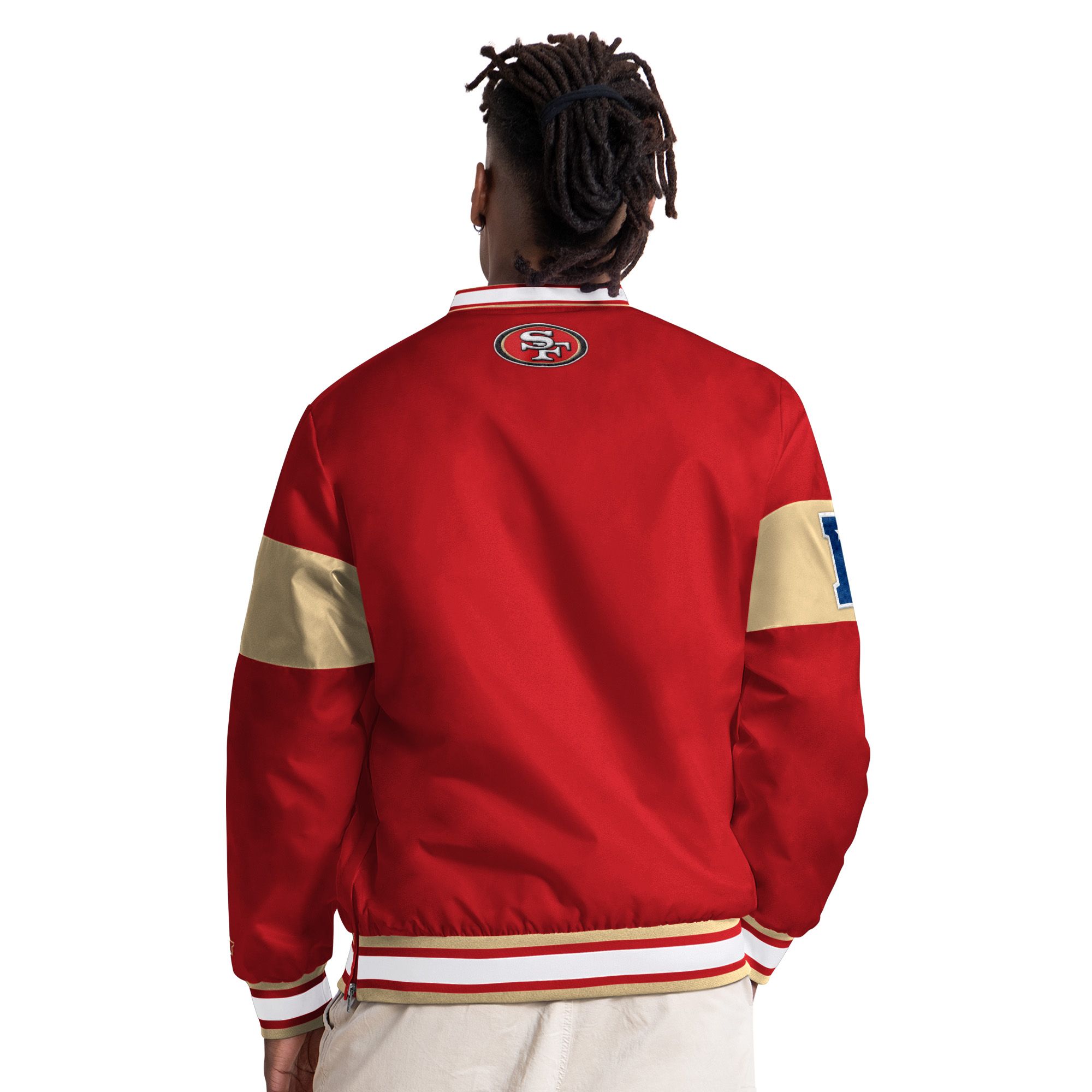 Starter Men's San Francisco 49ers Red Tailsweep Pullover Jacket