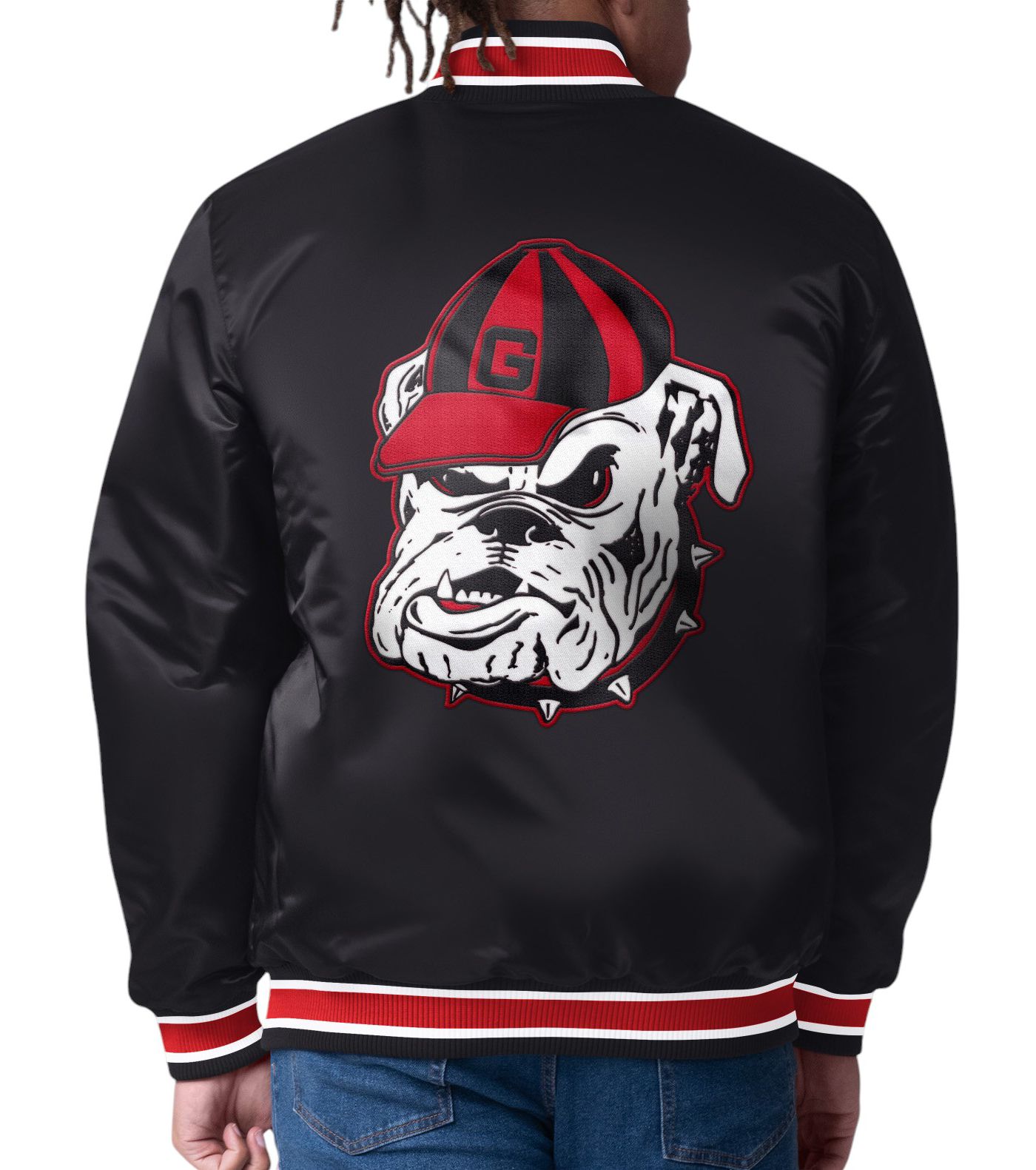 Vintage Georgia Bulldog Reversible Starter outlet Jacket size Medium