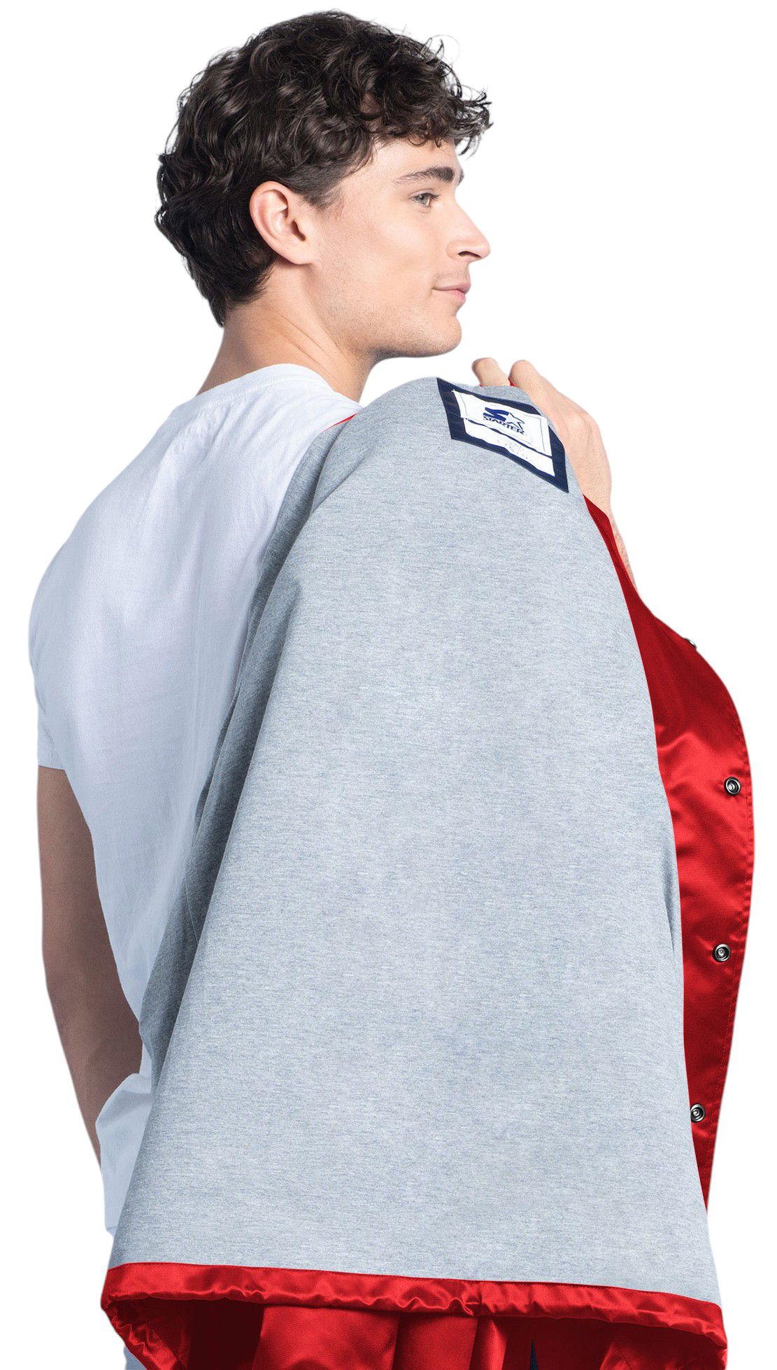 Starter Men's Philadelphia Phillies Red Coaches Jacket product image