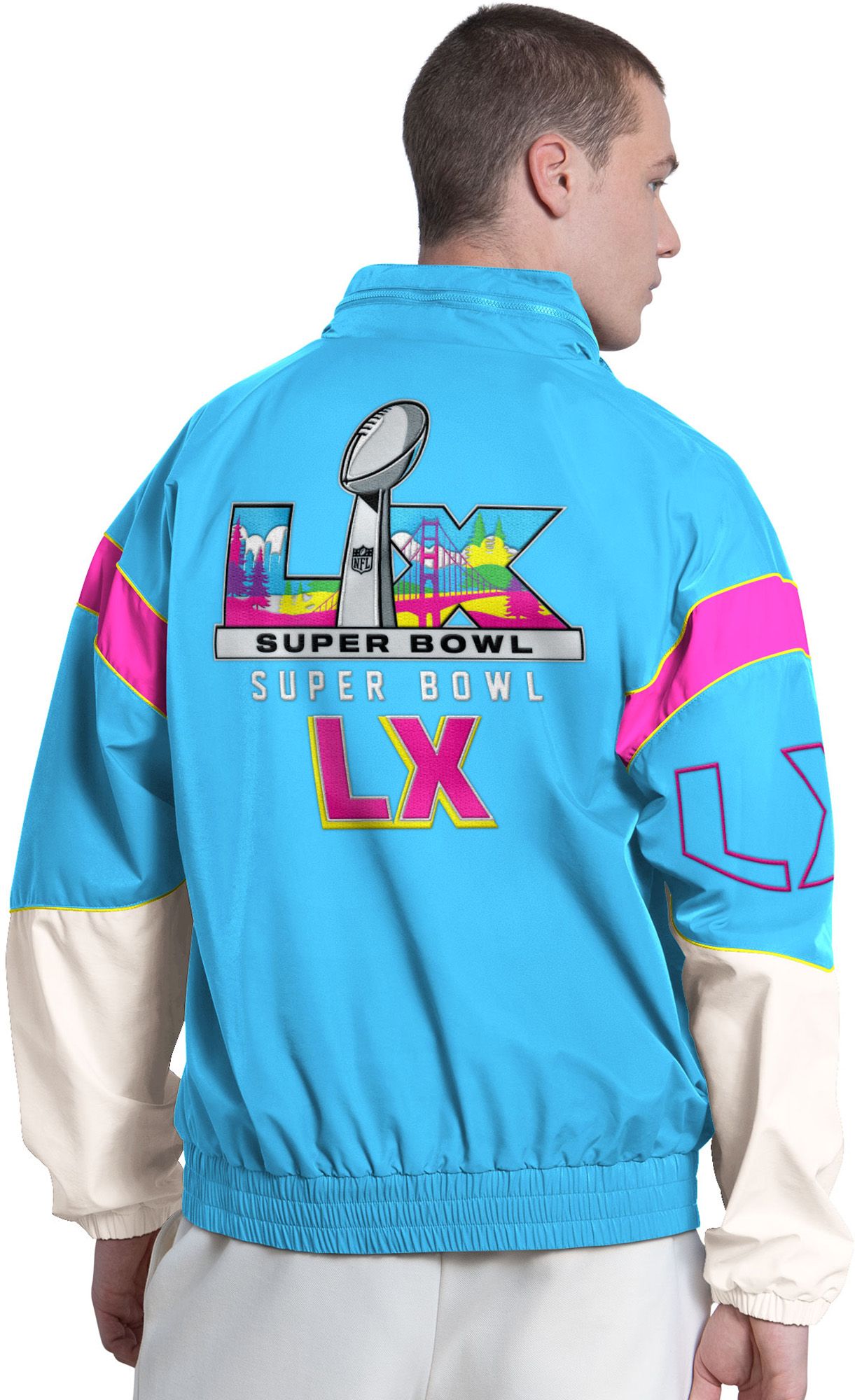 Starter Men's 2025-26 Super Bowl LX Poly Twill Full Zip Jacket product image