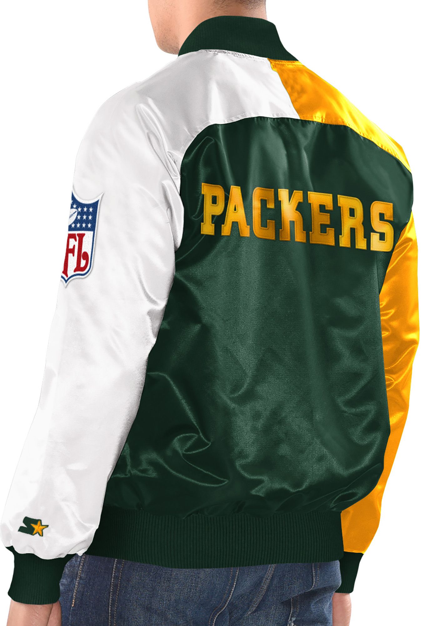 Starter Men's Green Bay Packers Tri-Color Jacket product image