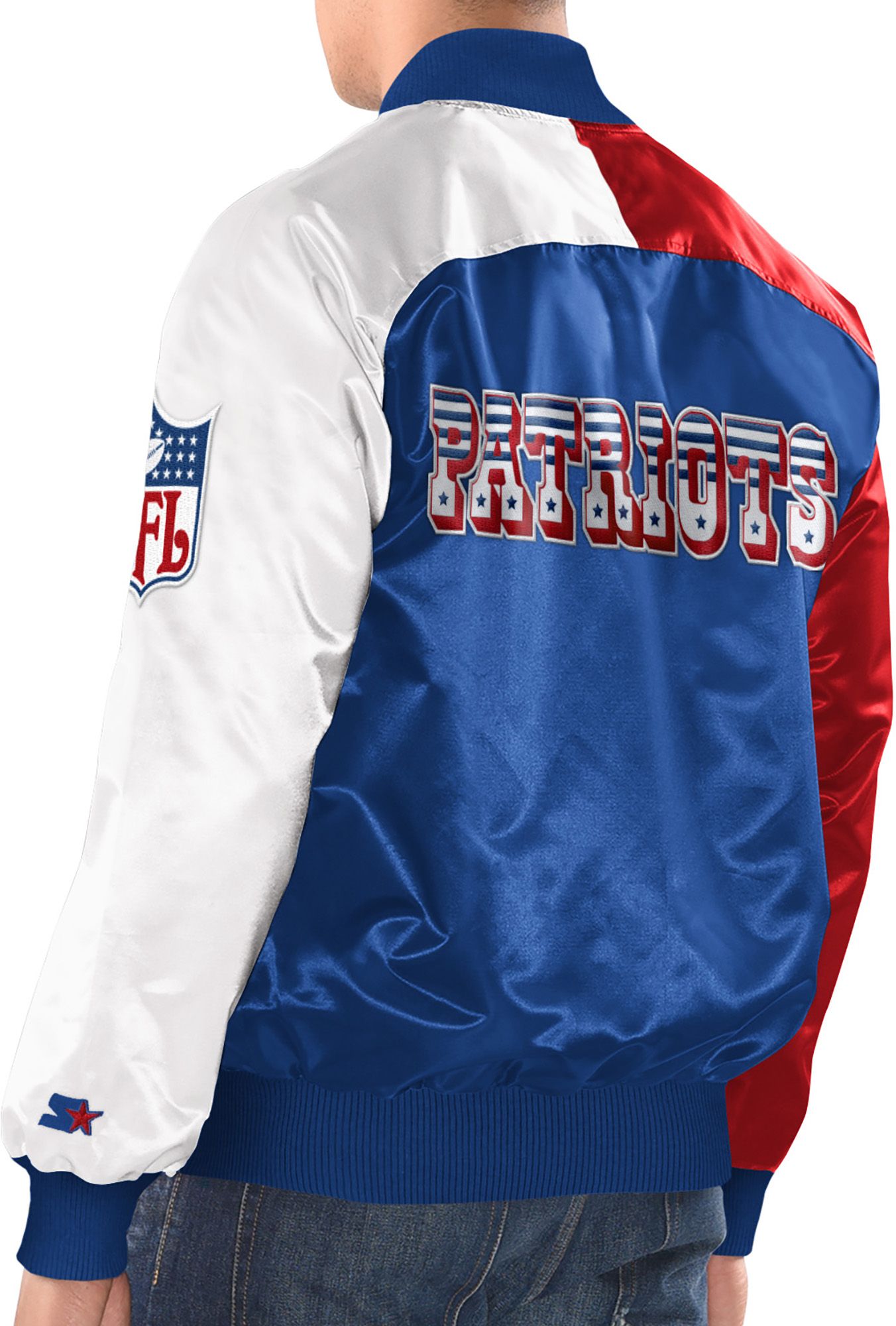 Starter Men's New England Patriots Tri-Color Jacket product image