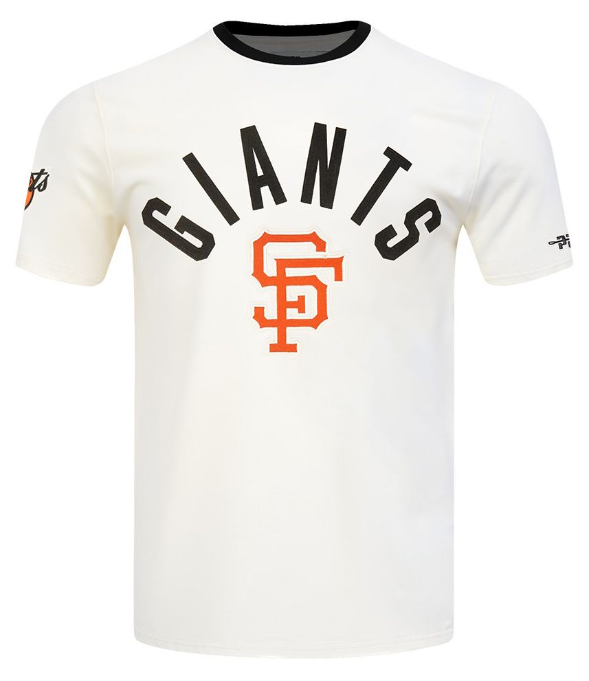 Pro Standard Men's San Francisco Giants Cream Modern Originals T-Shirt product image
