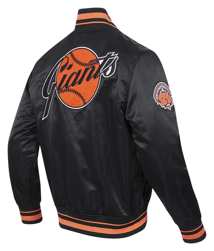 Pro Standard Men's San Francisco Giants Retro Rib Satin Jacket product image