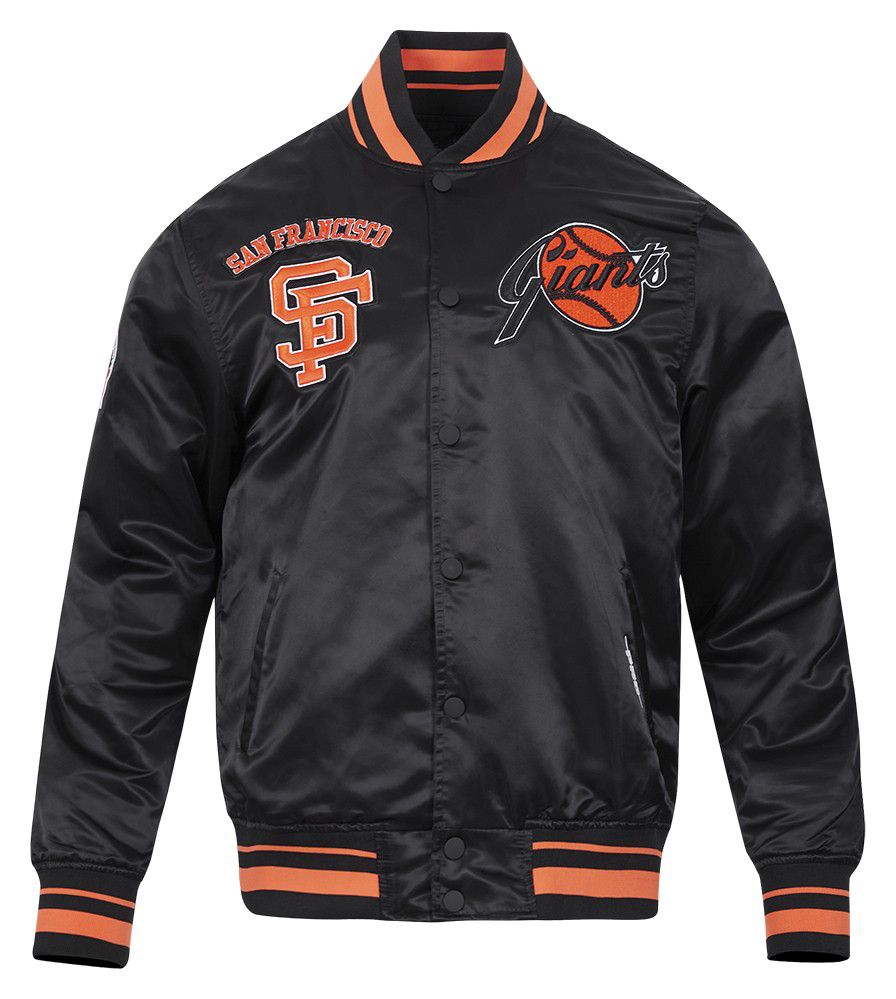 Pro Standard Men's San Francisco Giants Retro Rib Satin Jacket product image