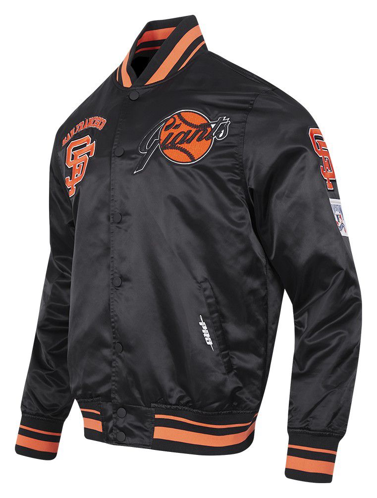 Pro Standard Men's San Francisco Giants Retro Rib Satin Jacket product image