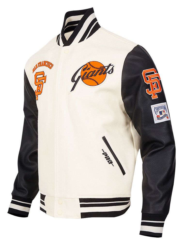 Pro Standard Men's San Francisco Giants Wool Varsity Jacket product image