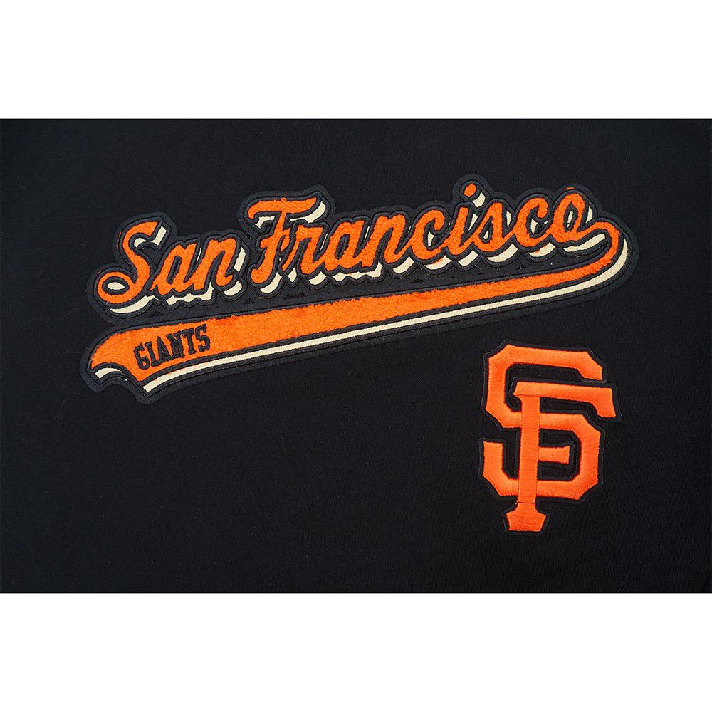 Pro Standard Youth San Francisco Giants Black Script Tail T-Shirt product image
