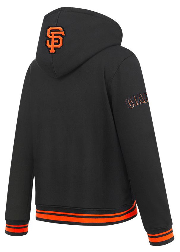 Pro Standard Youth San Francisco Giants Black Script Tail Ribbed Fleece Hoodie product image