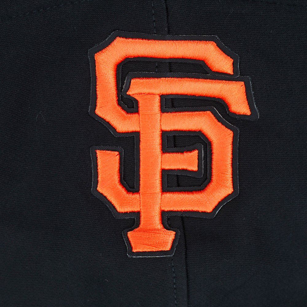 Pro Standard Youth San Francisco Giants Black Script Tail Ribbed Fleece Hoodie product image