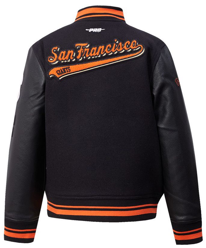Pro Standard Youth San Francisco Giants Black Script Varsity Jacket product image