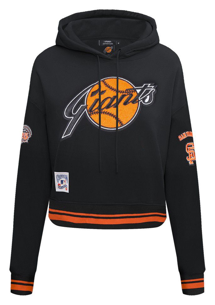 Pro Standard Women's San Francisco Giants Retro Cropped Fleece Hoodie product image