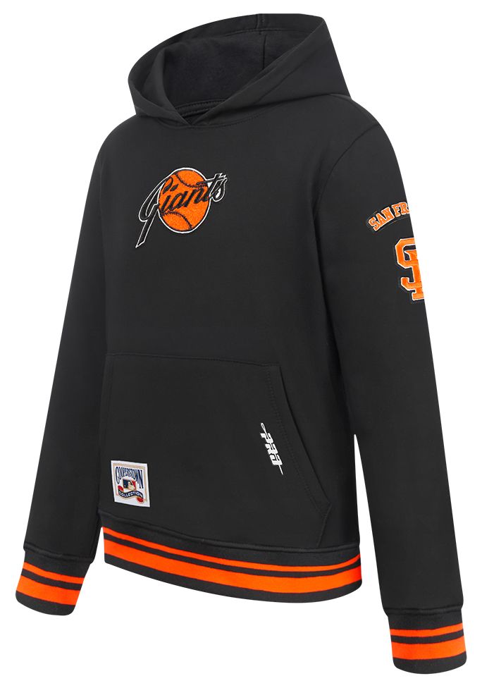 Pro Standard Boys' San Francisco Giants Black Classic Fleece Pullover Hoodie product image