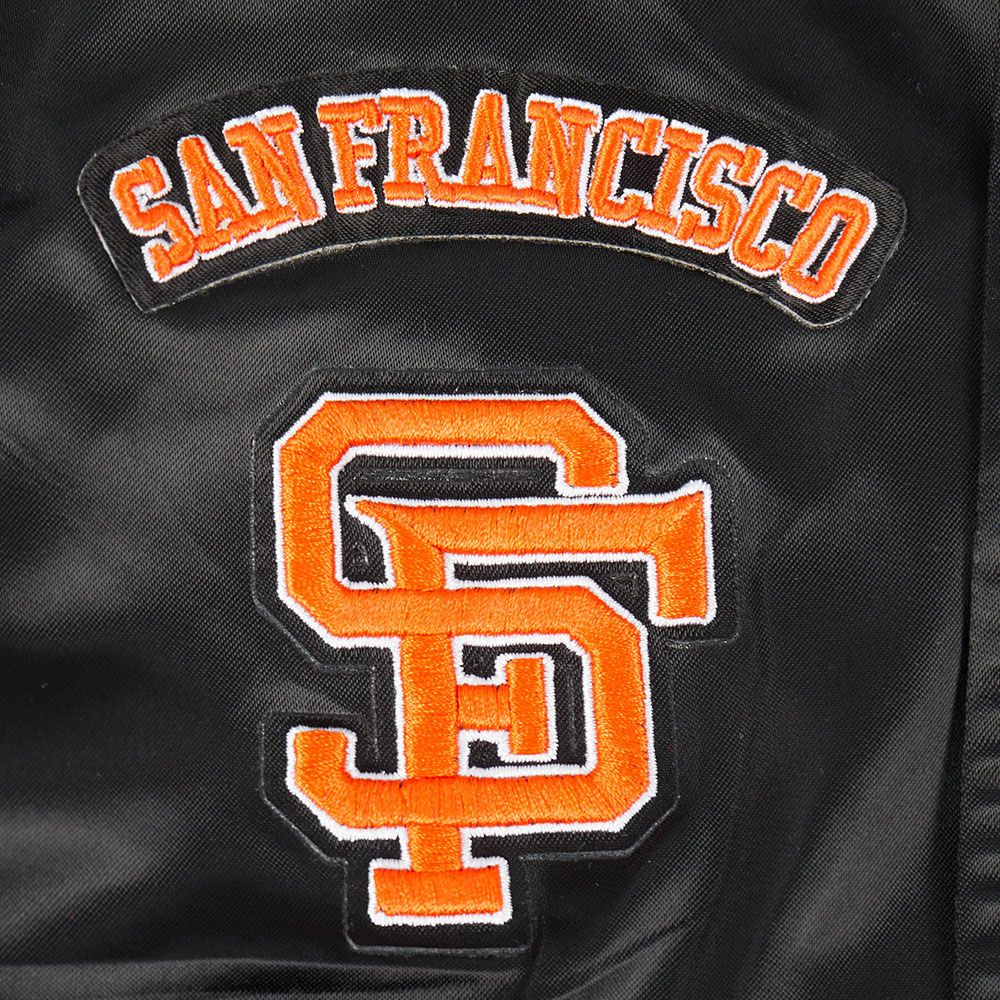 Pro Standard Boys' San Francisco Giants Black Classic Satin Jacket product image