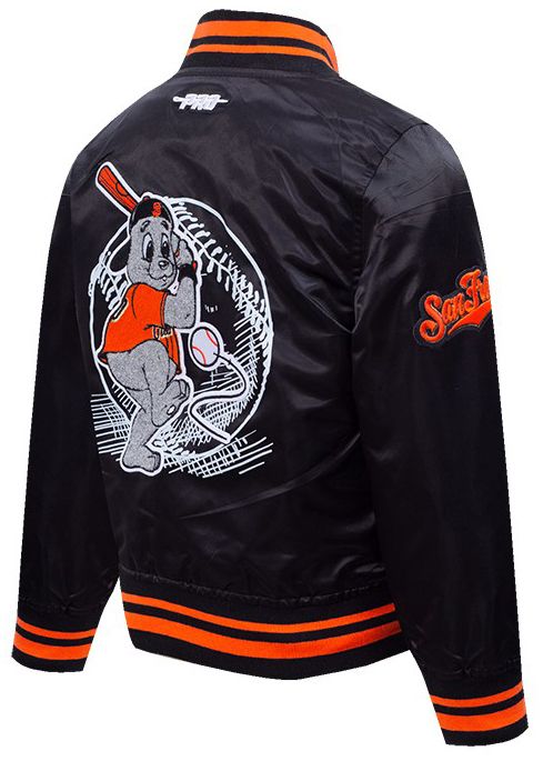 Pro Standard Toddler San Francisco Giants Black Satin Jacket product image