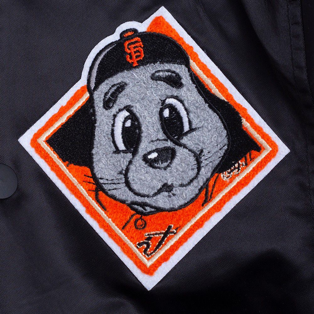 Pro Standard Toddler San Francisco Giants Black Satin Jacket product image