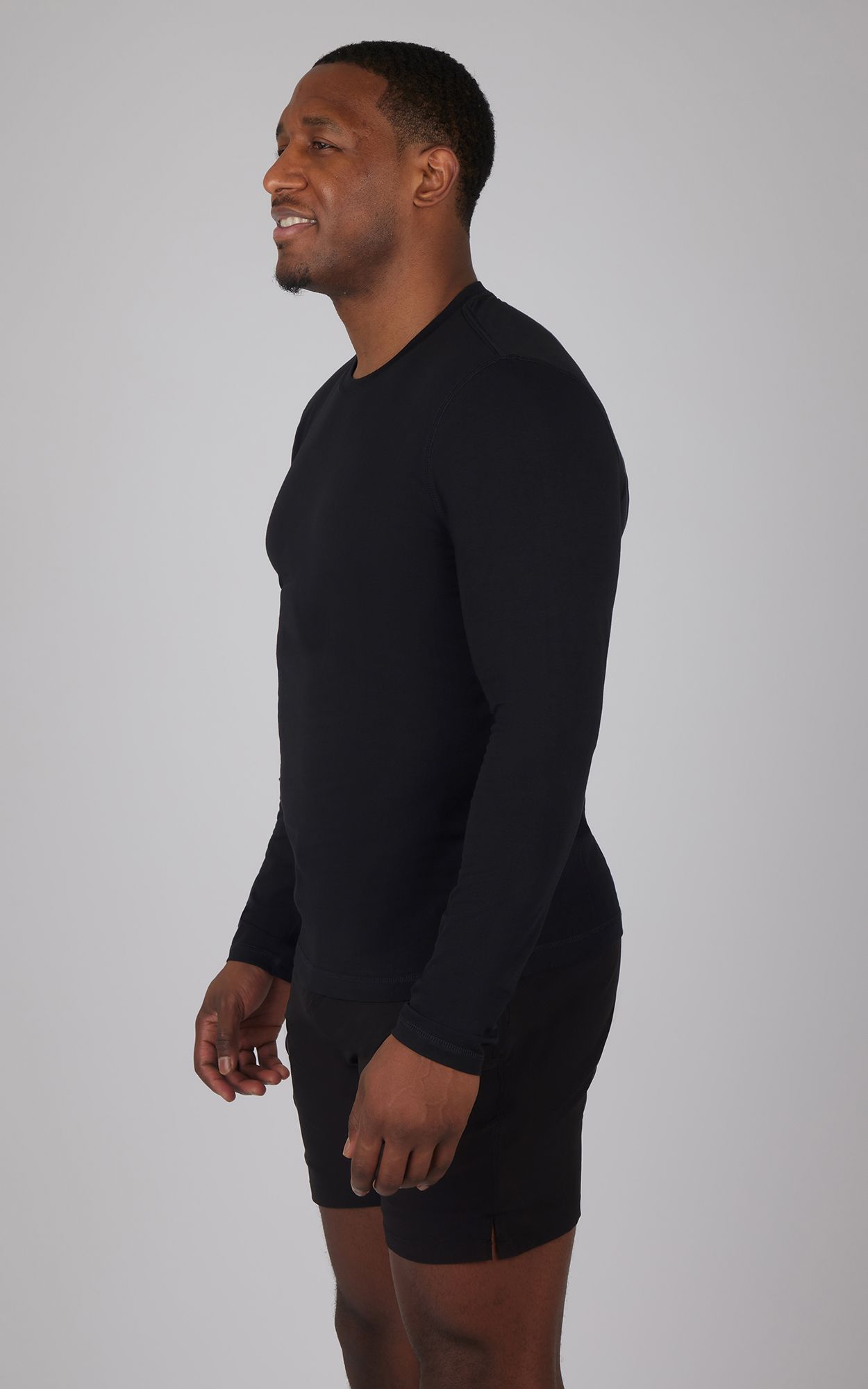 90 Degree by Reflex Men's Pima Cotton Crew Neck Long Sleeve Tee product image