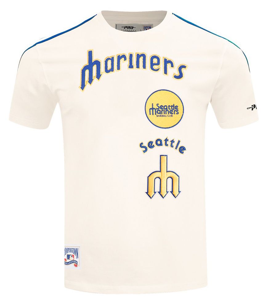 Pro Standard Men's Seattle Mariners Cream Retro Classic T-Shirt product image