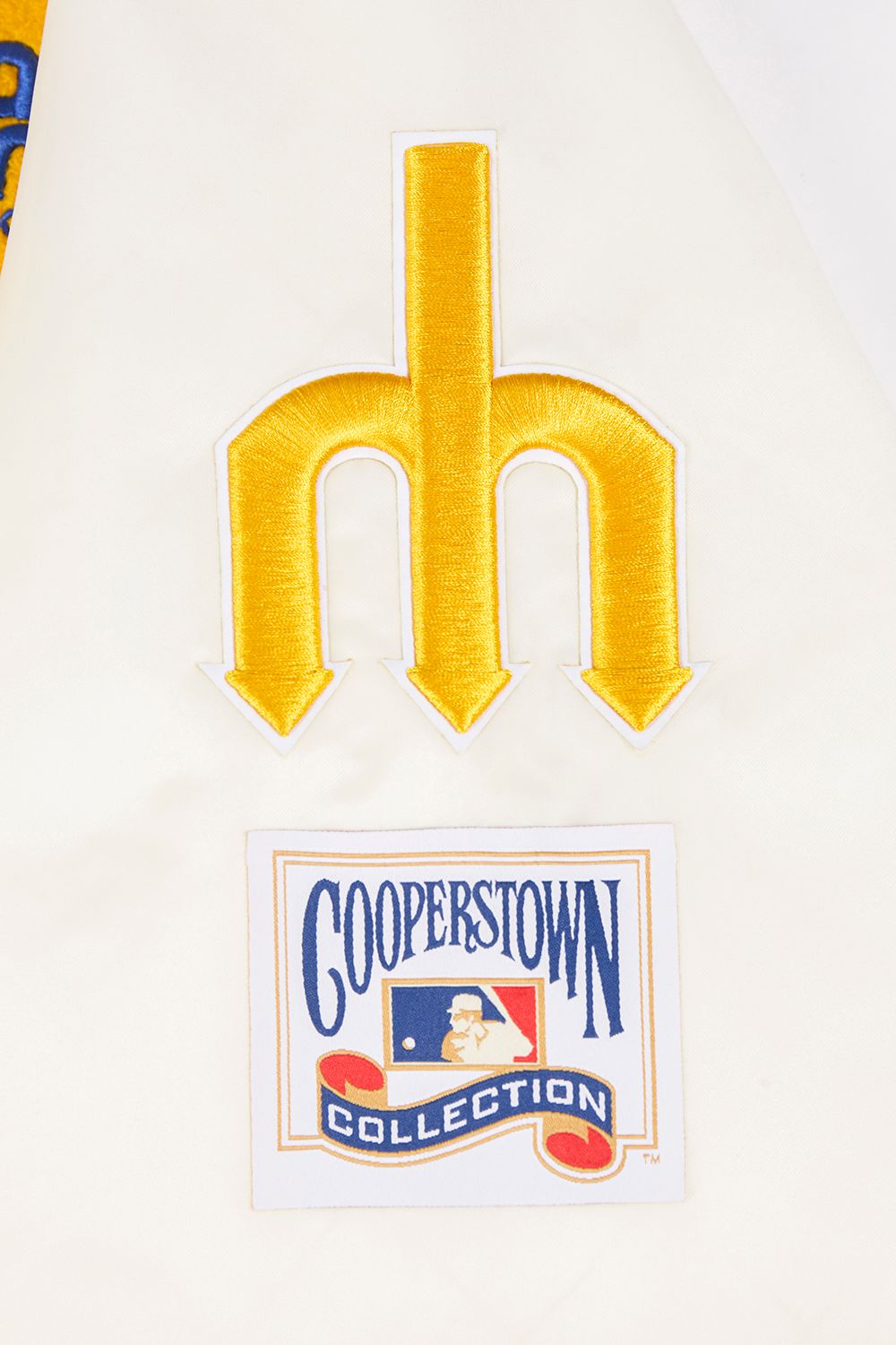 Pro Standard Men's Seattle Mariners Retro Rib Satin Jacket product image